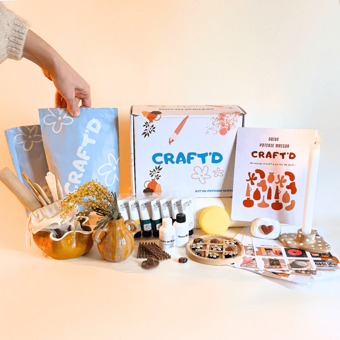 Kit de Poterie : Une activité anti-stress à essayer absolument ! - Craftd