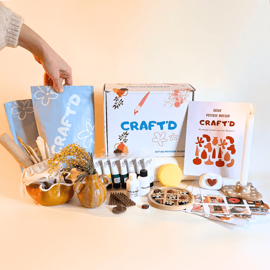 Kit de Poterie : Une activité anti-stress à essayer absolument ! - Craftd