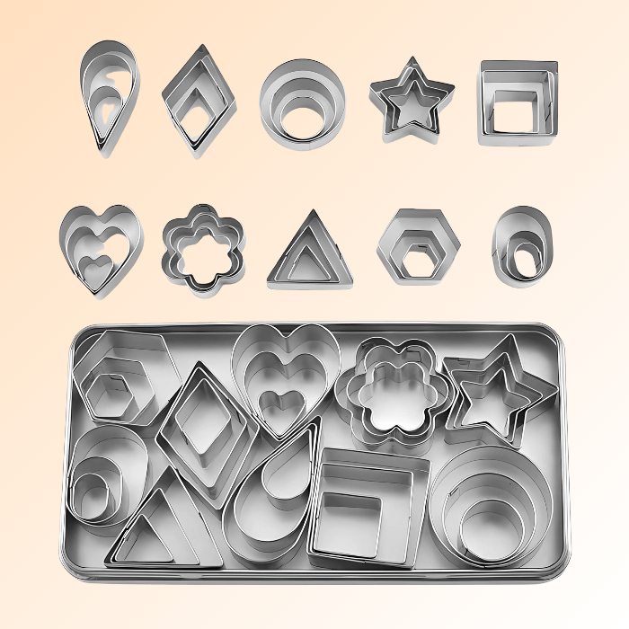 Emporte pièces (30 pièces) - Craftd #argileautodurcissante#