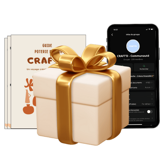Guide Complet + Accès Groupe VIP OFFERT (valeur 29€) - Craftd #argileautodurcissante#