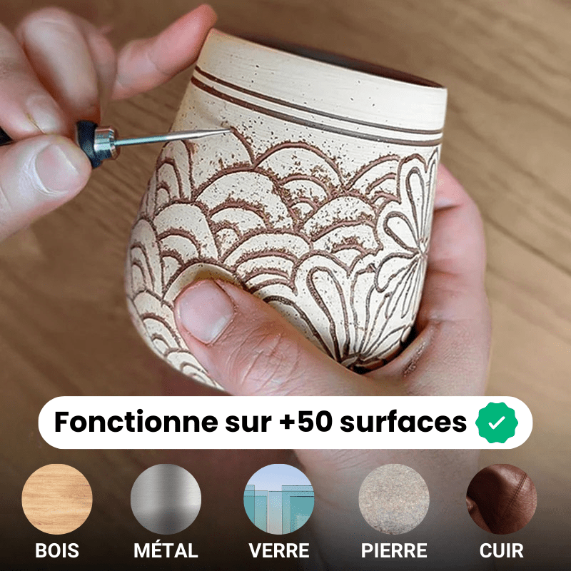 Stylo de Gravure Craft'd - Craftd #argileautodurcissante#