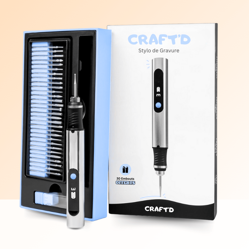 Stylo de Gravure Craft'd - Craftd #argileautodurcissante#